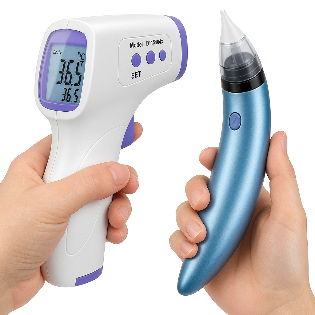 Thermomètre Electronique Pro™ + Aspirateur nasal